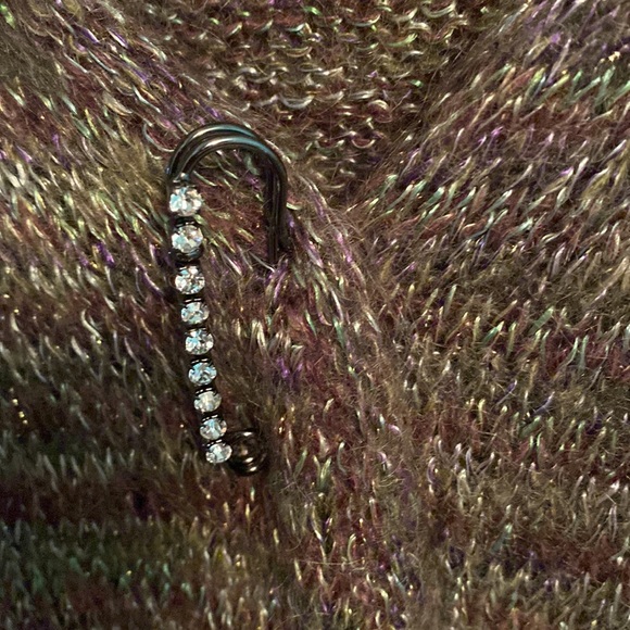 Open front cardigan with pin - Picture 1 of 5